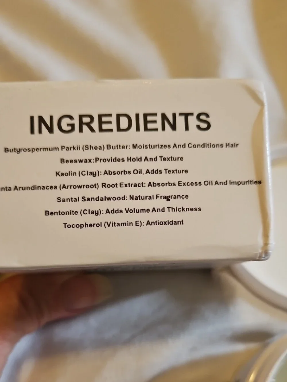 Based Bodyworks Clay Hair Styling Paste in Pale Green